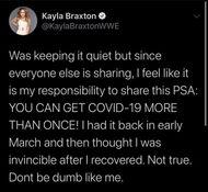 Braxton deleted her Twitter following the update
